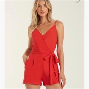 Red romper
